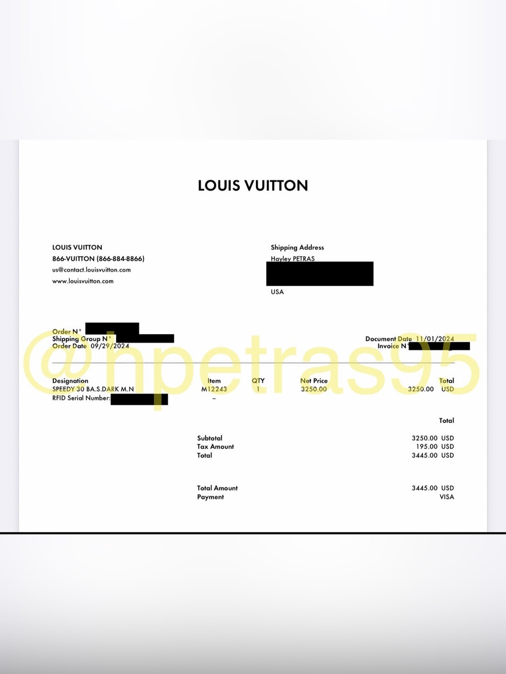 Louis Vuitton Speedy Soft 30 Dark Bag - Picture 13 of 13